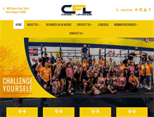 Tablet Screenshot of crossfitleverage.com